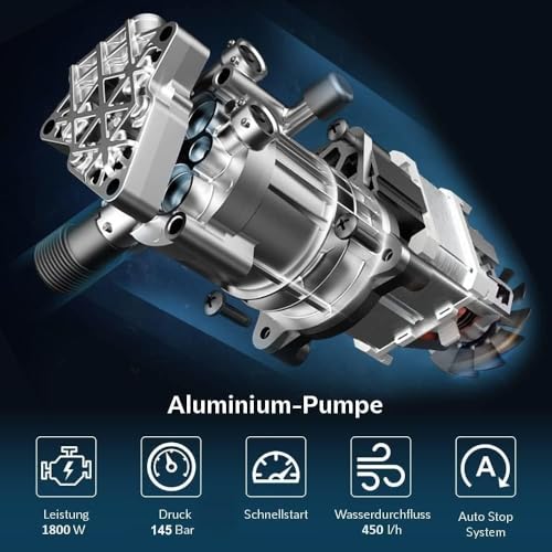 LEHMANN Hudson Hochdruckreiniger - 1800W, 220 bar, 450 l/h