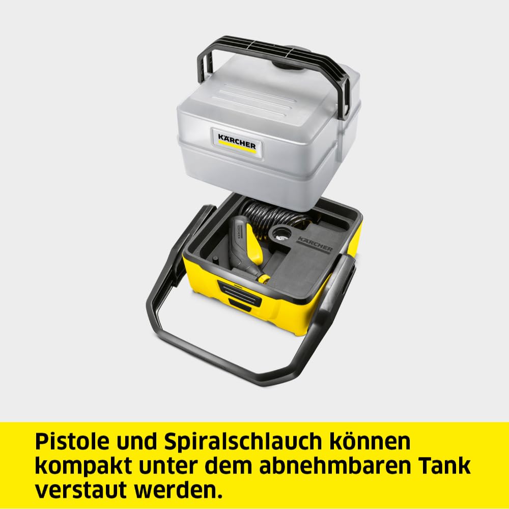 Kärcher OC 3 Plus Mobile Outdoor Cleaner | 7L Tank | Akku-Betrieb