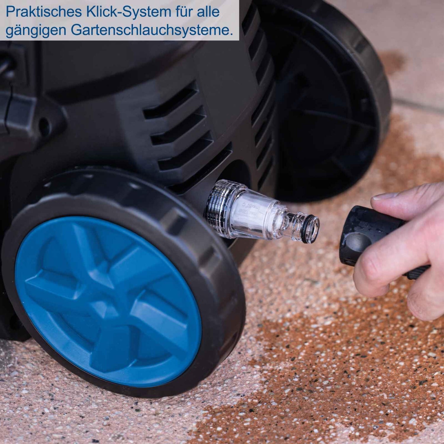 Scheppach HPC1600 Hochdruckreiniger 1600W | 135 bar | 7-tlg. Zubehör